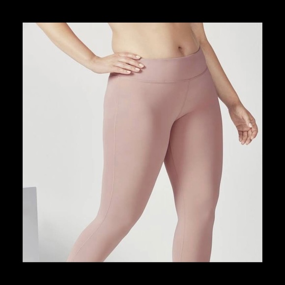 Fabletics Mauve Mid-Rise Pureluxe Legging - Picture 3 of 5